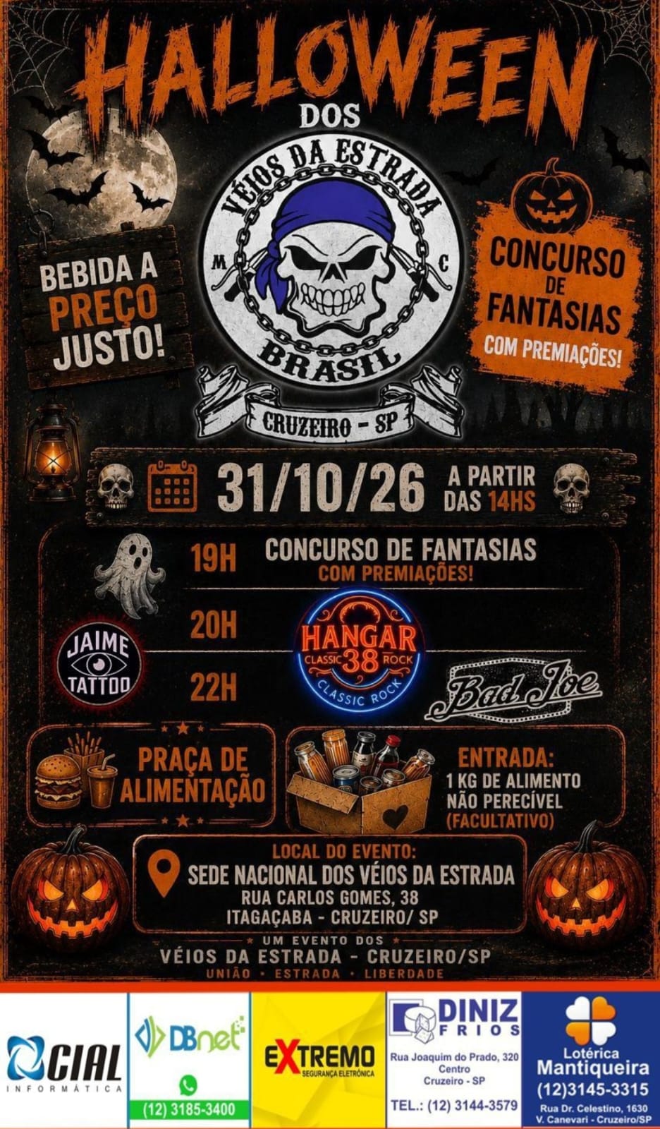 Banner — Halloween dos Véios da Estrada